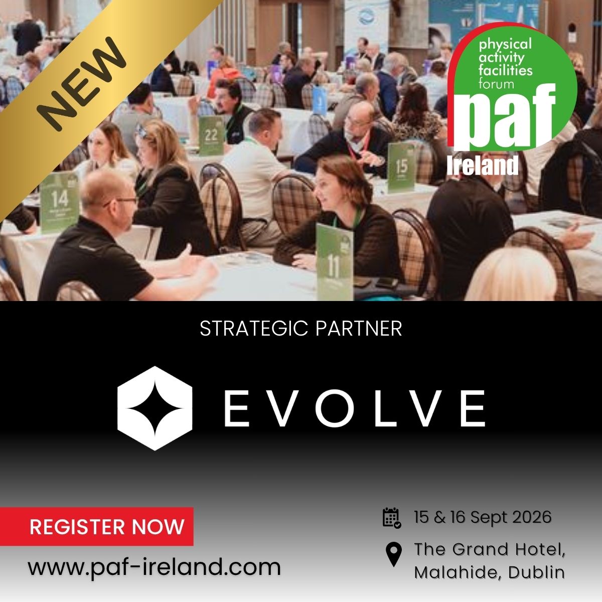 paf announces strategic partnership with EVOLVE ahead of paf Ireland launch