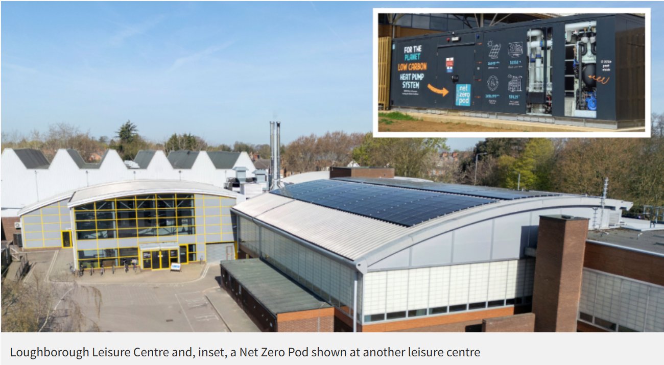 Decarbonisation works get underway at Loughborough Leisure Centre